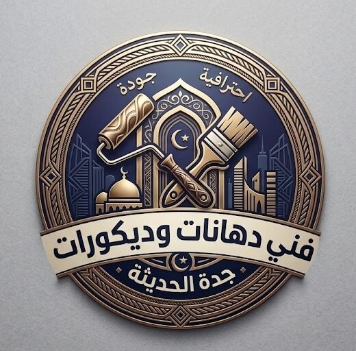 شعار موقع فني دهانات وديكورات جدة الحديثة